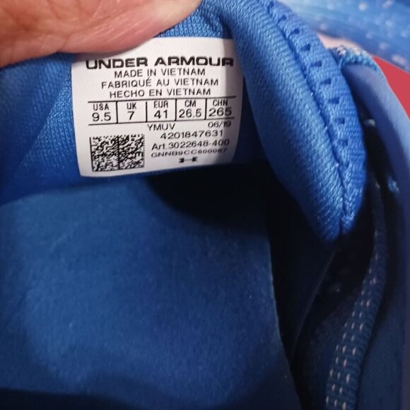 Under Armour Hovr Sonic 2 NCAA UCLA Bruins Running Shoes Unisex Blue Size 9.5 - Picture 8 of 16